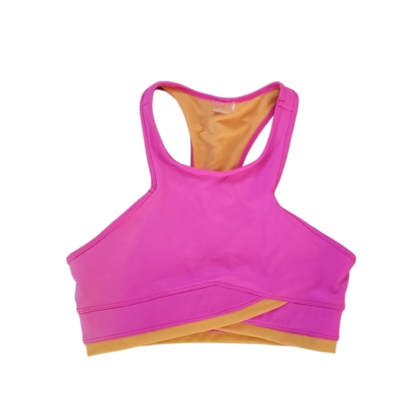 FP Movement by Free People Other - Free People Movement Pink Orange Cross Over Sports Bra XS